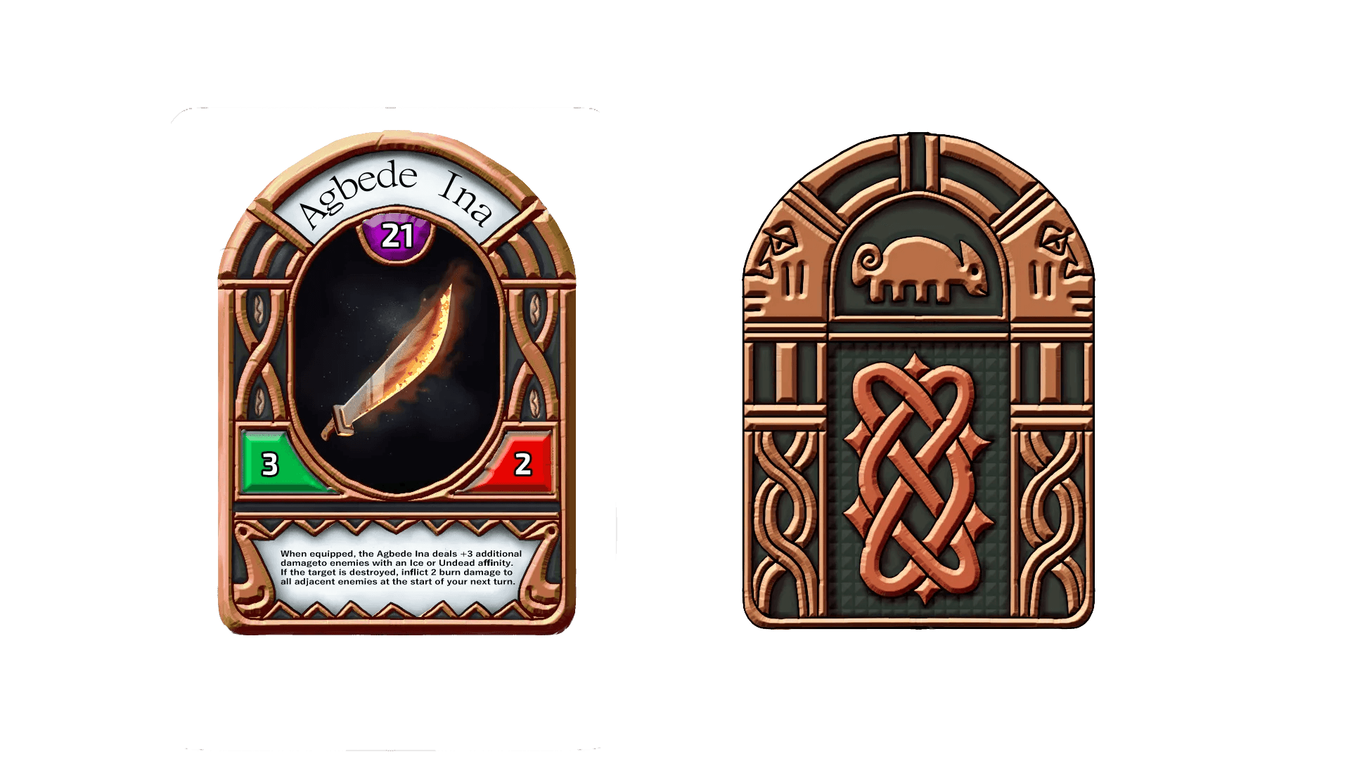 Ogun Orisha Card