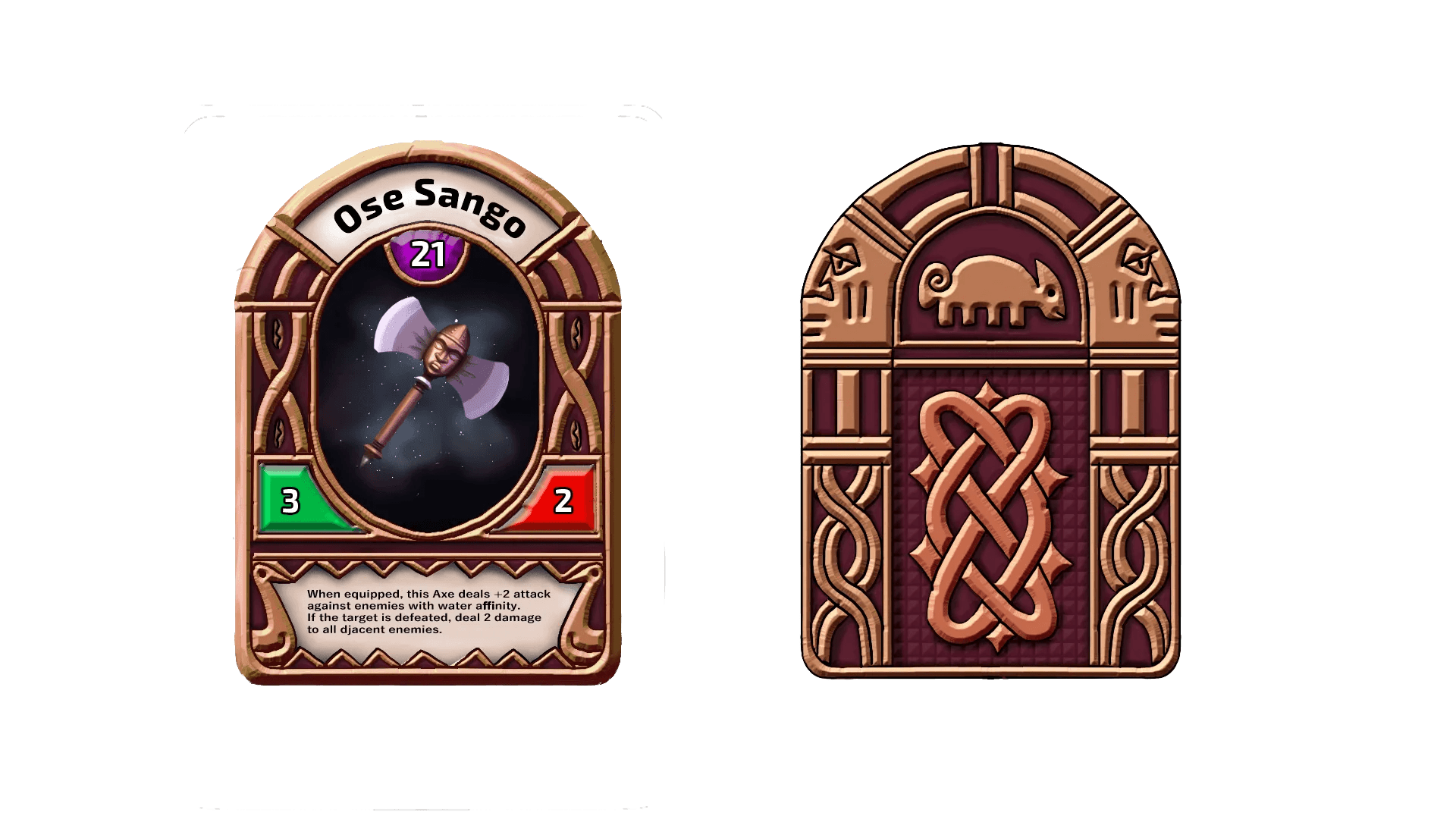 Sango Orisha Card